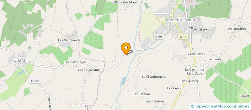 localisation de l'entreprise ROUTE DE CHATEAUNEUF à MENETOU-SALON