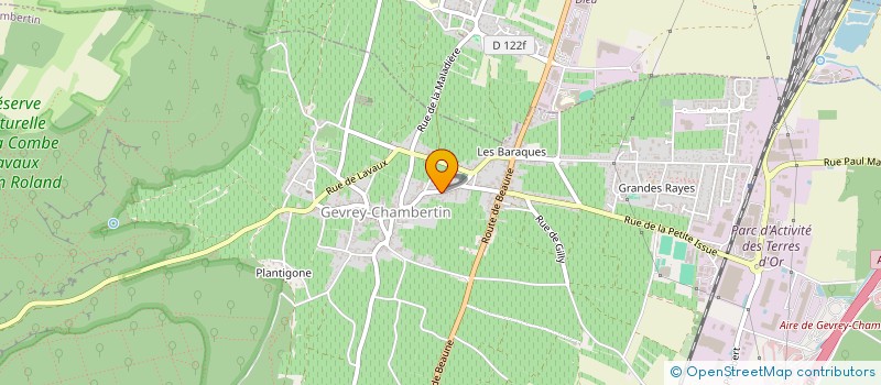 localisation de l'entreprise ROUTE DE CITEAUX  GEVREY-CHAMBERTIN