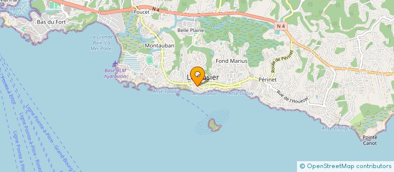 localisation de l'entreprise ROUTE DE LA BIERE  LE GOSIER