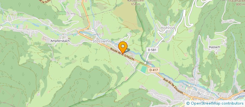 localisation de l'entreprise ROUTE DE LA SCHLUCHT  STOSSWIHR