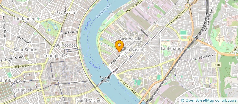 localisation de l'entreprise ROUTE DE LEOGNAN à BORDEAUX