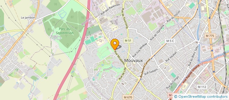 localisation de l'entreprise ROUTE DE NEUVILLE 2027  MOUVAUX