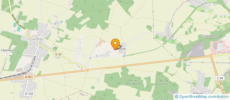 localisation de l'entreprise ROUTE DE NEUVILLE - JAUNAY-MARIGNY  JARDRES