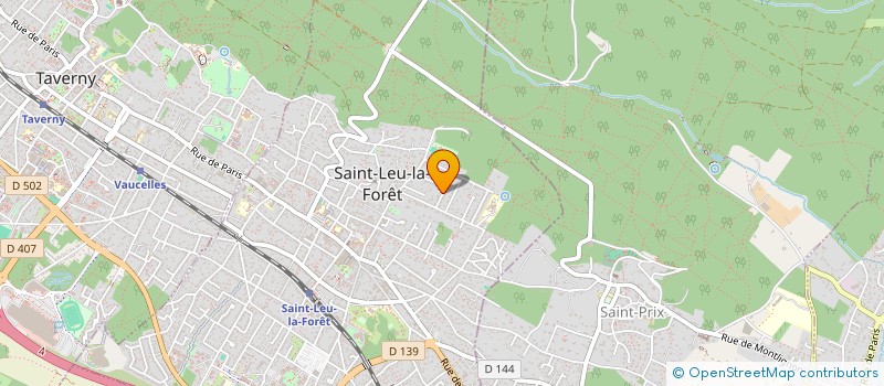 localisation de l'entreprise ROUTE DE SAINT LEU  SAINT-LEU-LA-FORET