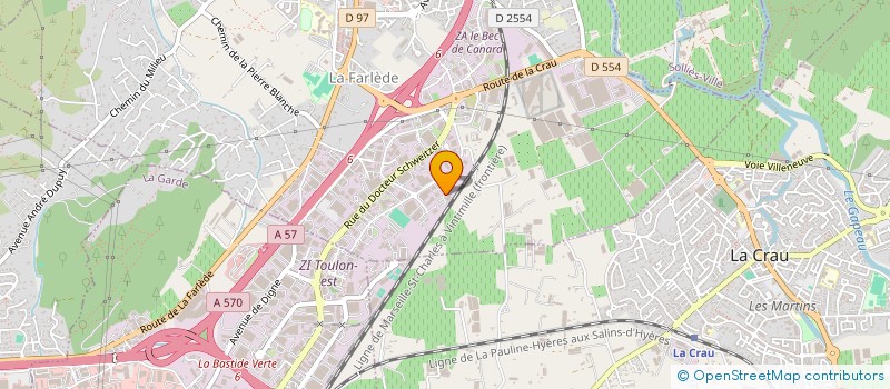 localisation de l'entreprise ROUTE DES GENIES à LA FARLEDE