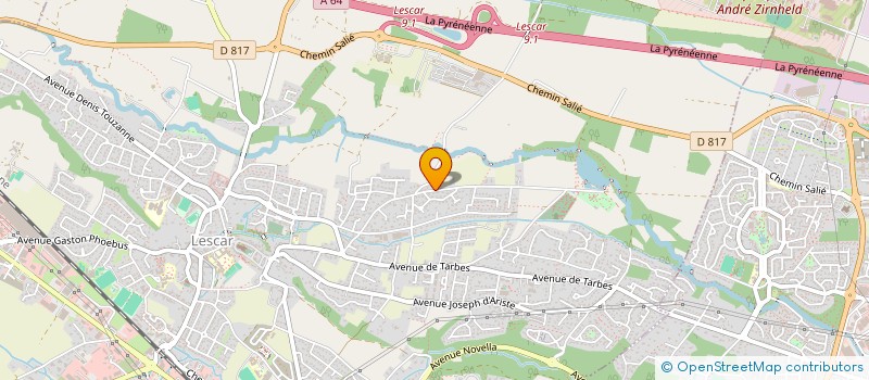 localisation de l'entreprise ROUTE DES SOURIRES  LESCAR