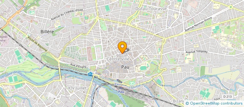 localisation de l'entreprise ROUTE DU SUD à PAU