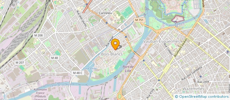 localisation de l'entreprise ROUTE EXPRESS à LILLE