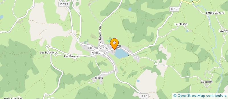 localisation de l'entreprise ROUTE OUEST  AVALLON
