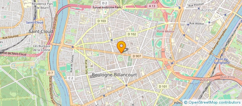 localisation de l'entreprise ROUTE VERS LA REUSSITE- REVER 2020 à BOULOGNE-BILLANCOURT