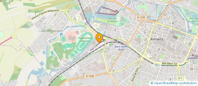 localisation de l'entreprise ROUTES DE FRANCE - HAUT DE FRANCE  AMIENS