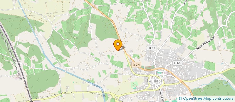 localisation de l'entreprise ROUTES DU LARGE à CEYRESTE