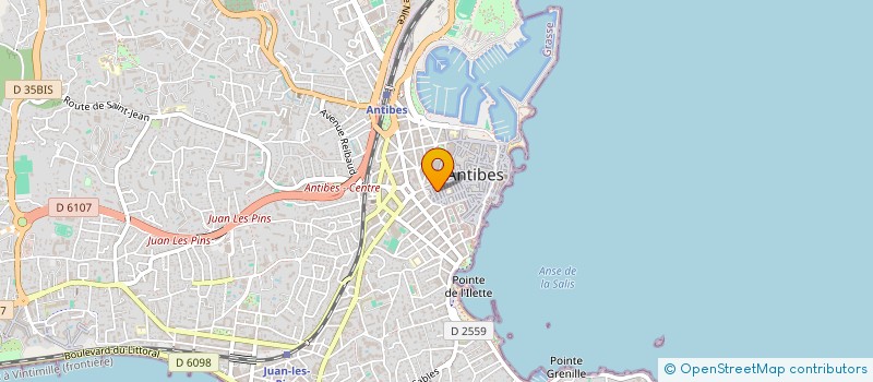 localisation de l'entreprise ROUTES PRODUCTIONS à ANTIBES