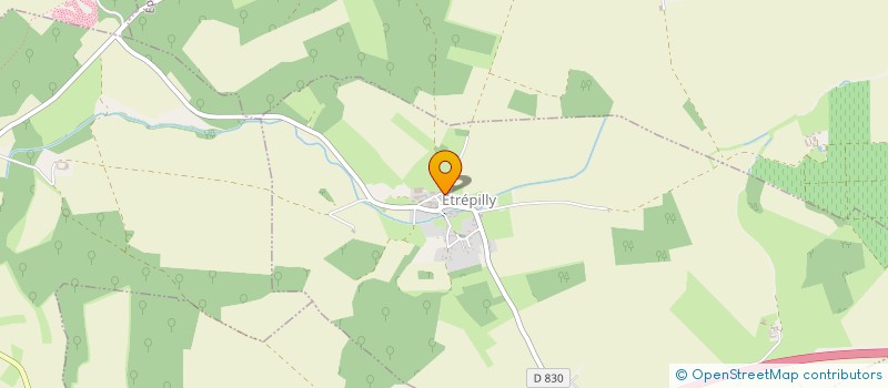 localisation de l'entreprise ROUTIERE VALLEE MARNE (EN ABREGE R.V.M.)  EPAUX BEZU