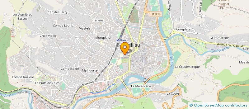 localisation de l'entreprise ROUTIMPRI  CREISSELS