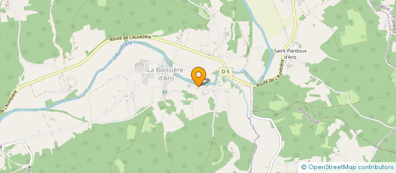 localisation de l'entreprise ROUVERON BATIMENT  CUBJAC-AUVEZERE-VAL D'ANS