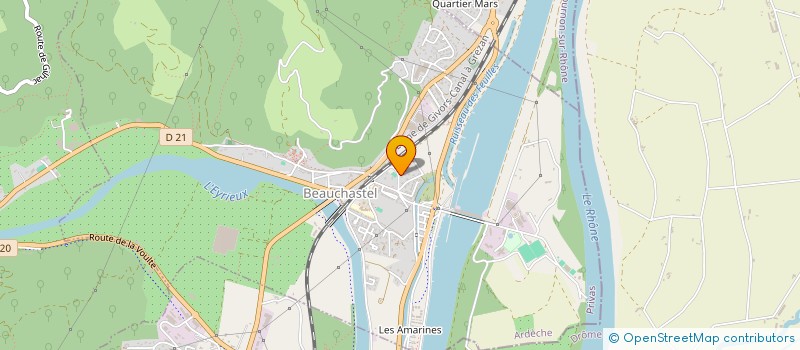 localisation de l'entreprise ROUVEURE à BEAUCHASTEL