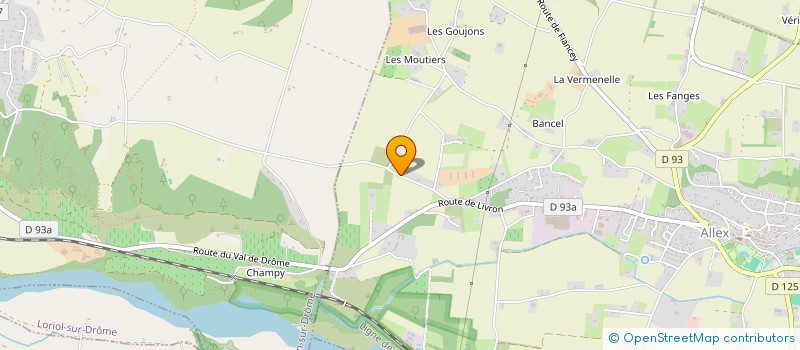 localisation de l'entreprise ROUVEYRE IMMOBILIER  ALLEX