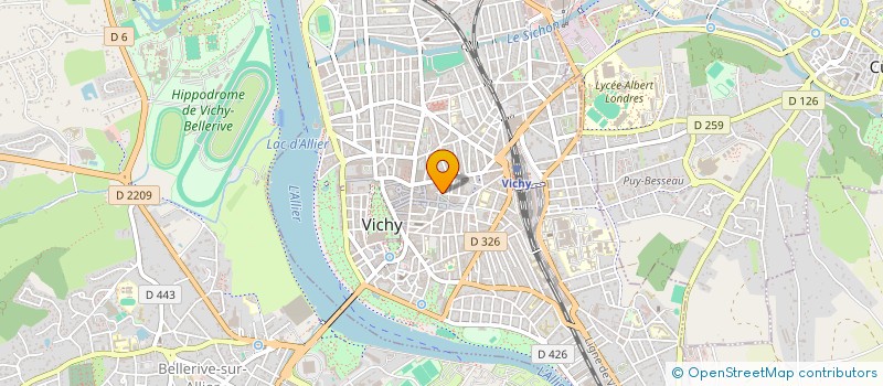 localisation de l'entreprise ROUVEYROL SYRINE à VICHY