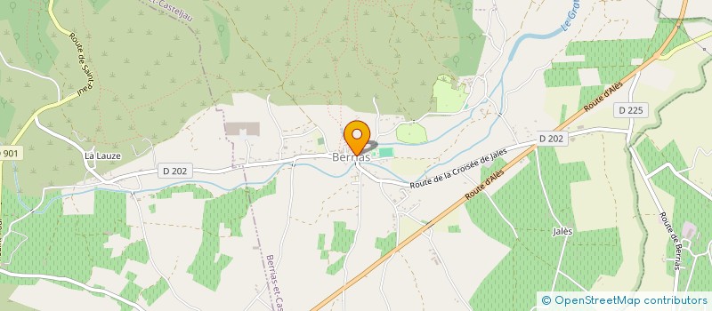 localisation de l'entreprise ROUVEYROLLE IMMOBILIER à BERRIAS-ET-CASTELJAU