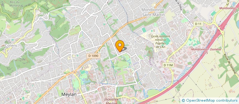 localisation de l'entreprise ROUVIERE SCI  MEYLAN