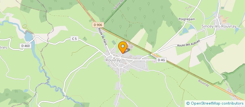 localisation de l'entreprise ROUVRAY PLAST  ROUVRAY