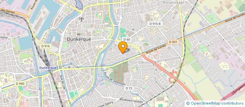 localisation de l'entreprise ROUVROY à DUNKERQUE
