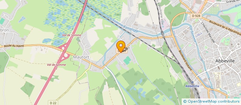 localisation de l'entreprise ROUVROY à ABBEVILLE