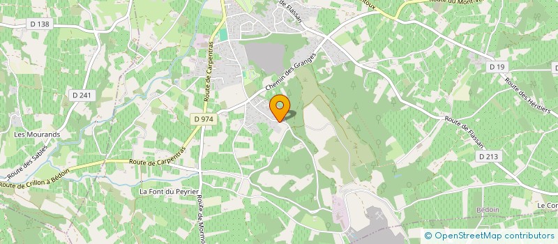 localisation de l'entreprise ROUX  BEDOIN