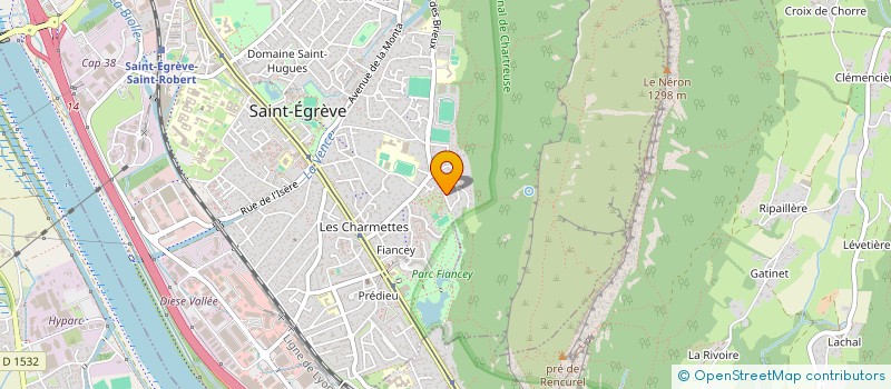 localisation de l'entreprise ROUX  SAINT-EGREVE