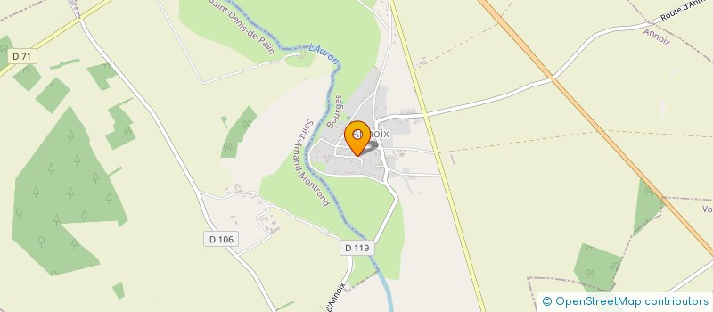 localisation de l'entreprise ROUX  ANNOIX