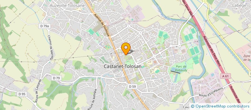 localisation de l'entreprise ROUX AUTO PROPRE à CASTANET-TOLOSAN