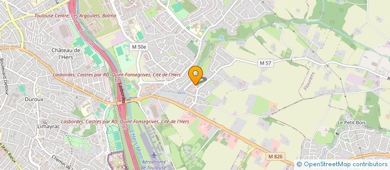 localisation de l'entreprise ROUX DE LASBORDES  BALMA