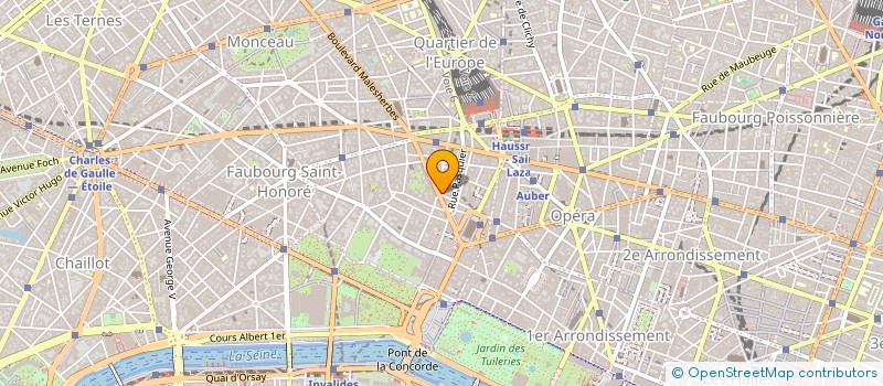 localisation de l'entreprise ROUX ET ASSOCIES à PARIS