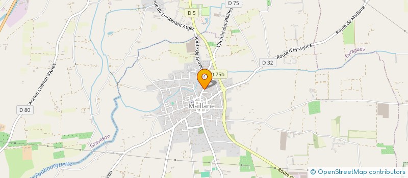 localisation de l'entreprise ROUX ET FILS à MAILLANE