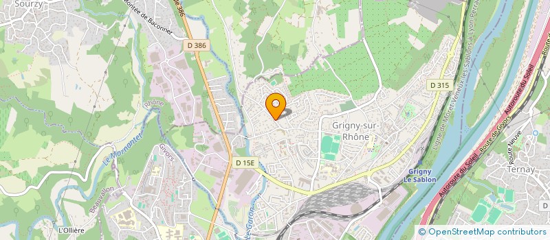 localisation de l'entreprise ROUX ET FILS  GRIGNY