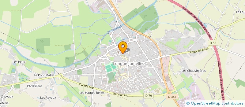 localisation de l'entreprise ROUX FILS ET PERE  LONGUE-JUMELLES