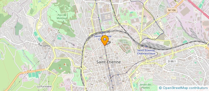 localisation de l'entreprise ROUX INDIVISION  SAINT-ETIENNE