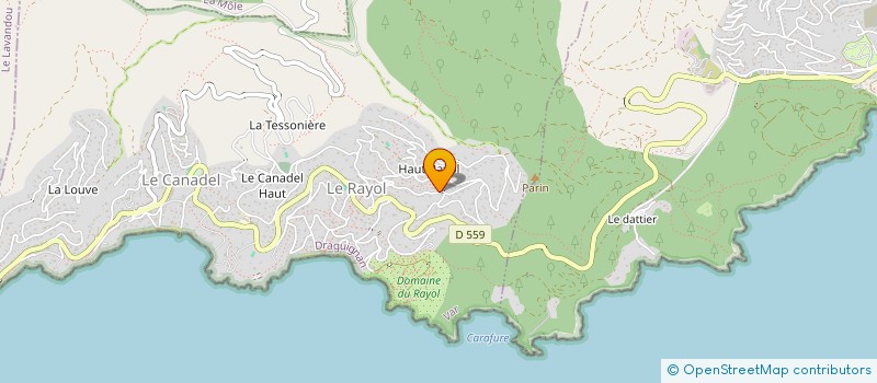 localisation de l'entreprise ROUX INDIVISION à RAYOL-CANADEL-SUR-MER