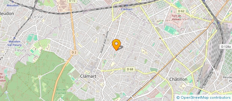 localisation de l'entreprise ROUX INVEST à CLAMART