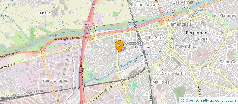 localisation de l'entreprise ROUX ISOLATION  PERPIGNAN