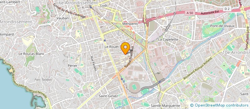 localisation de l'entreprise ROUX NACELLE à MARSEILLE