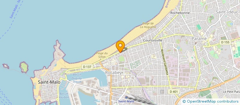 localisation de l'entreprise ROUX OEUVRE CONSULTING  SAINT-MALO