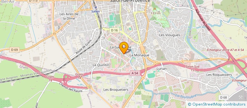 localisation de l'entreprise ROUX RENE ET FILS à SALON-DE-PROVENCE