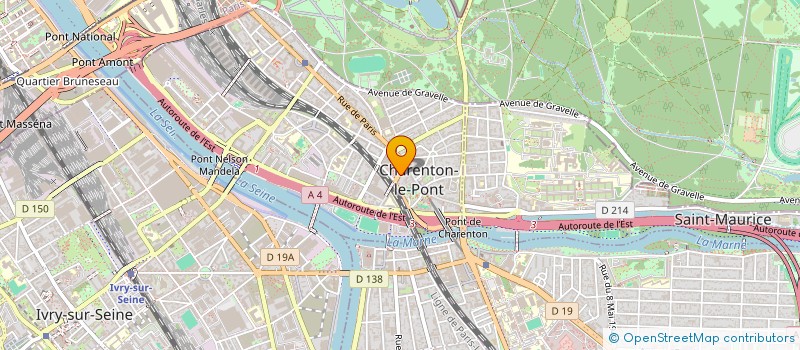 localisation de l'entreprise ROUX - RIVERA APPT FLORIANES  CHARENTON-LE-PONT