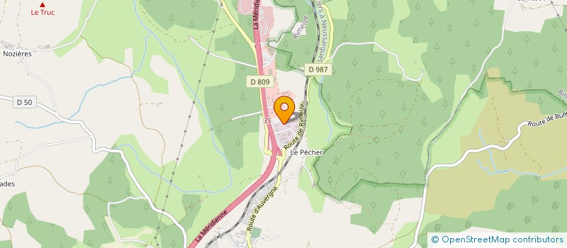 localisation de l'entreprise ROUX ROMAIN à PEYRE EN AUBRAC