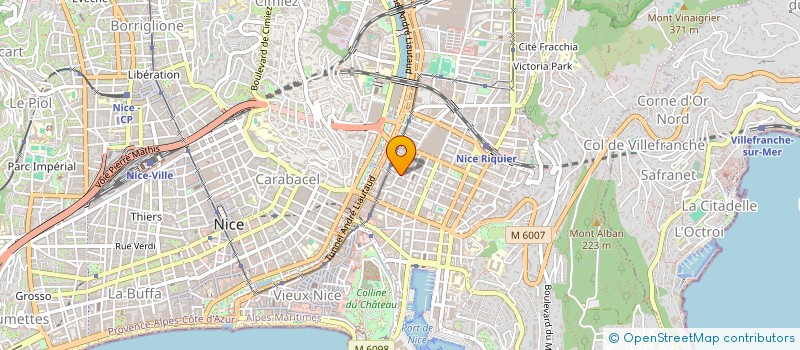 localisation de l'entreprise ROUX SCOFFIER  NICE