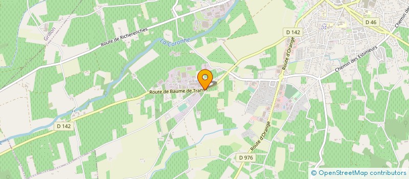 localisation de l'entreprise ROUX TP à VALREAS