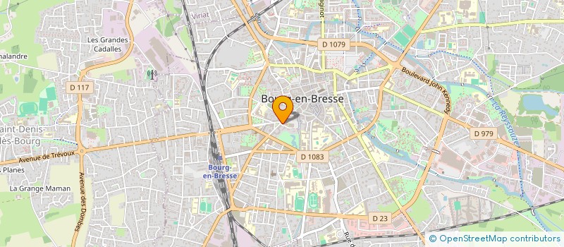 localisation de l'entreprise ROUXE DISTRIBCITY à BOURG-EN-BRESSE