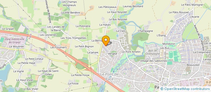 localisation de l'entreprise ROUXEL à PACE